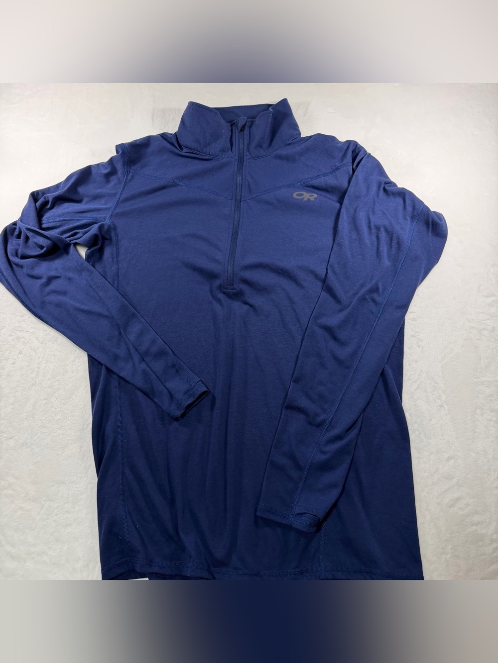 Outdoor Research Navy Blue Quarter-Zip Performance Top